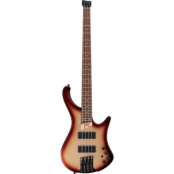 Ibanez EHB600 4-String Electric Bass Guitar Charred Champagne Burst Matte