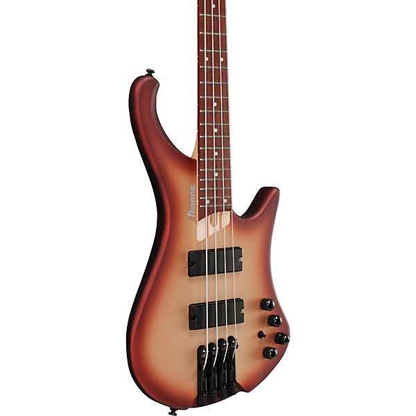 Ibanez EHB600 4-String Electric Bass Guitar Charred Champagne Burst Matte