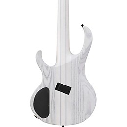 Ibanez BTB865MS 5-String Multi Scale Electric Bass Guitar Transparent White Flat