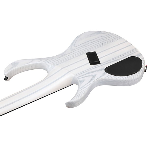 Ibanez BTB865MS 5-String Multi Scale Electric Bass Guitar Transparent White Flat