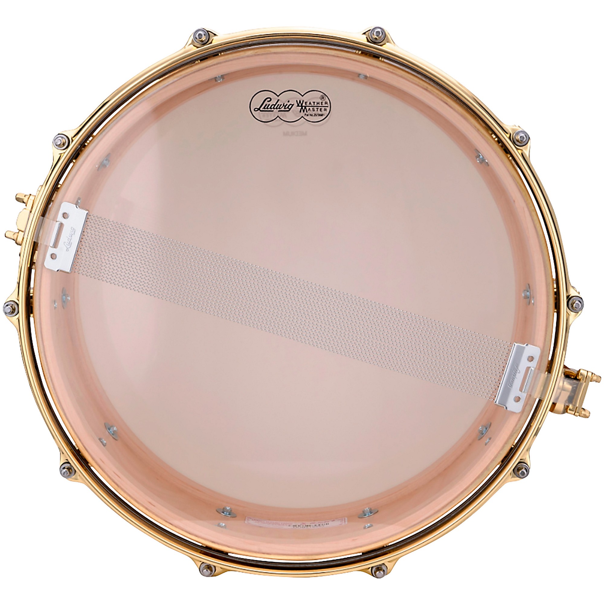 Ludwig Limited-Edition Maple Exotic Snare Drum With Steinway Crown
