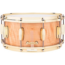 Ludwig Limited-Edition Maple Exotic Snare Drum With Steinway Crown Jewel Veneer & Brass Hardware 14 x 6.5 in. Iced Birch