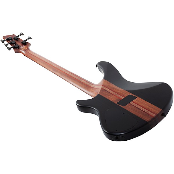 Schecter Guitar Research Charles Berthoud CB-5 5-String Electric Bass Guitar See Thru Black Satin
