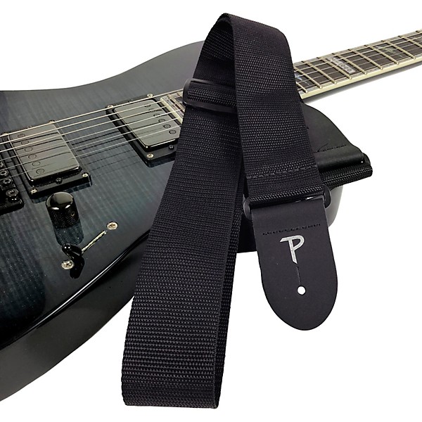Perri's Nylon Guitar Strap Black 2 in.