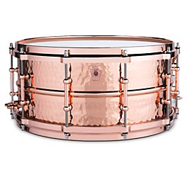 Ludwig Hammered CopperPhonic Snare Drum with Copper Hardware 14 x 6.5 in.
