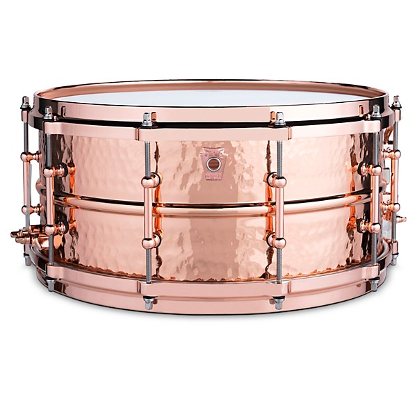 Ludwig Hammered CopperPhonic Snare Drum with Copper Hardware 14 x 6.5 in.