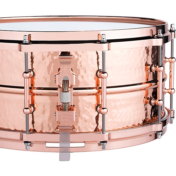 Ludwig Hammered CopperPhonic Snare Drum with Copper Hardware 14 x 6.5 in.