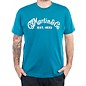 Martin Logo T-Shirt (White Script) Ocean Blue Medium