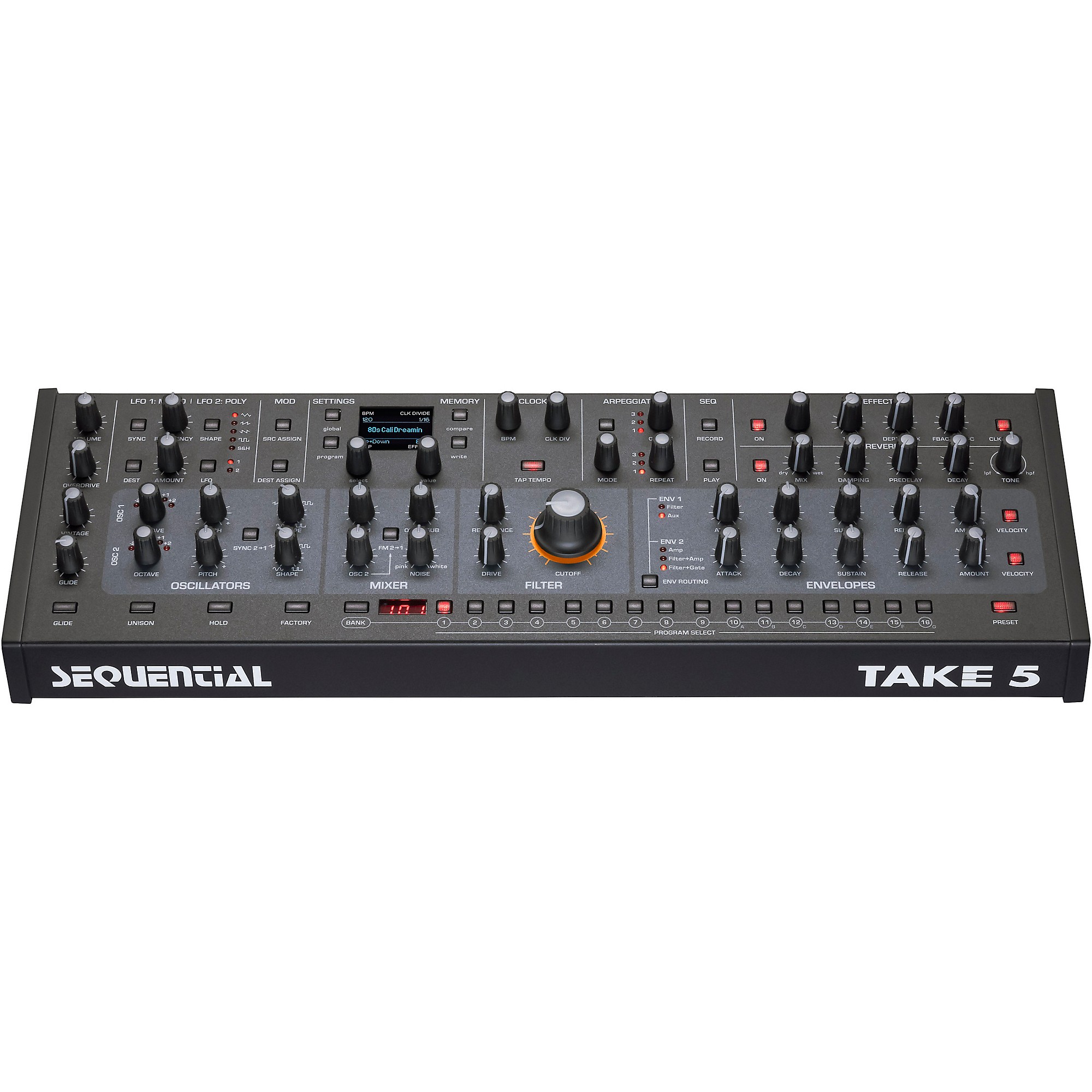 Take4 Take 5, analog synthesizer, sequential, moog, Polyphonic, dave