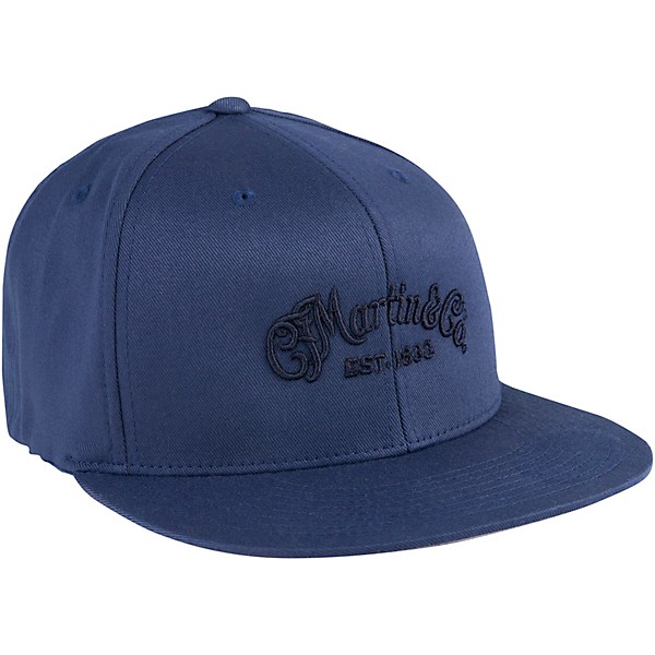 Martin Flat Brim Hat (Flex Fit) Elemental Blue Large to Extra Large