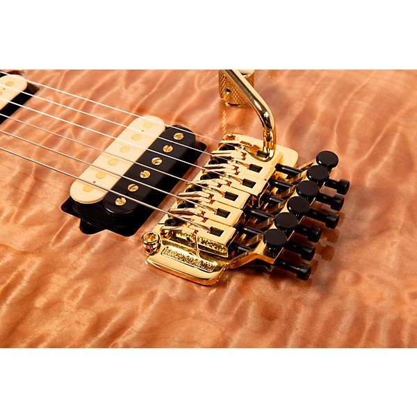 Ernie Ball Music Man Axis Premium One Piece Quilt Top Electric Guitar Natural Premium
