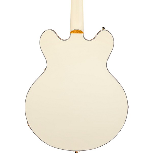 Gretsch Guitars Falcon Center Block LTD Double-Cut with String-Thru Bigsby Electric Guitar Vintage White