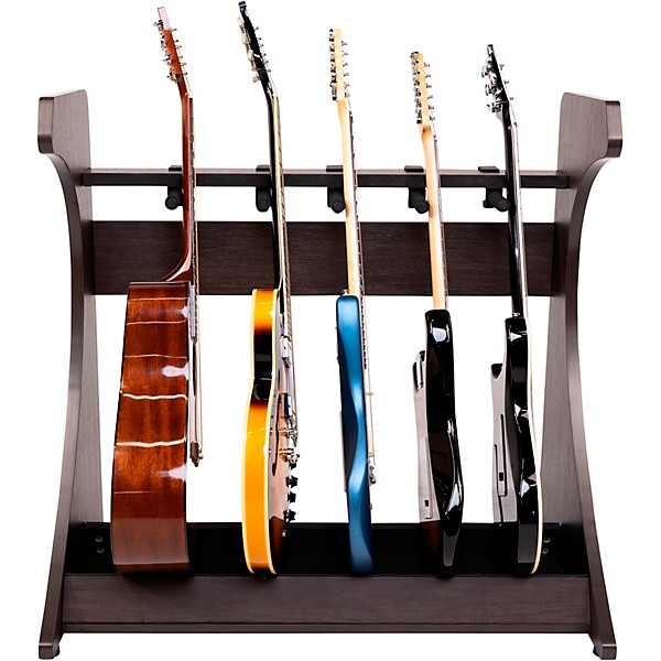 Gator Frameworks Elite Five Electric/Acoustic Guitar Rack Brown