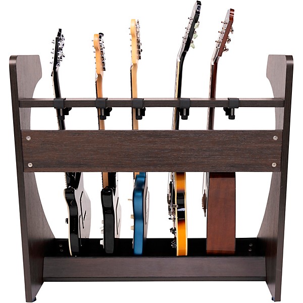 Gator Frameworks Elite Five Electric/Acoustic Guitar Rack Brown