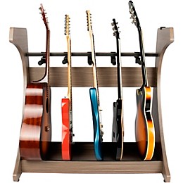 Gator Frameworks Elite Five Electric/Acoustic Guitar Rack Gray