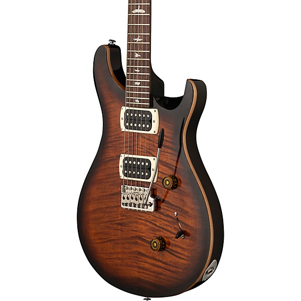 PRS SE Custom 24 Electric Guitar Black Gold Sunburst