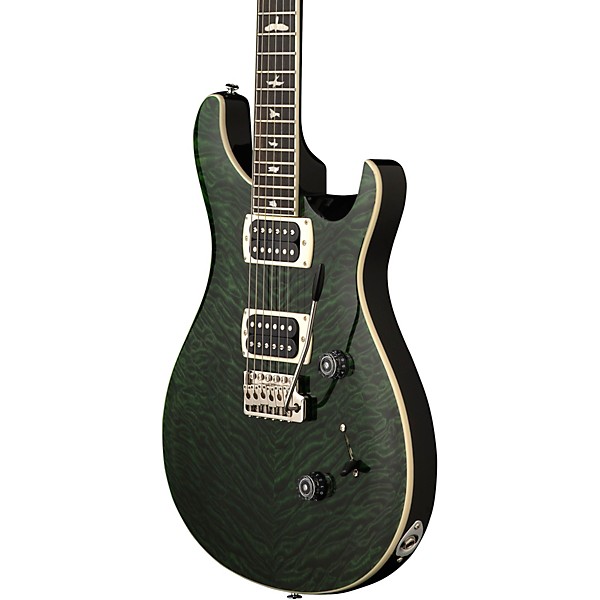 PRS SE Custom 24 Quilt Top Electric Guitar Teal Black