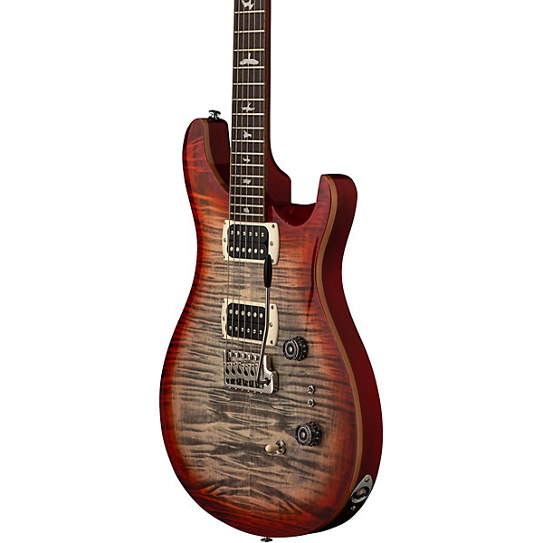 PRS SE Custom 24-08 Electric Guitar Charcoal Cherry Burst