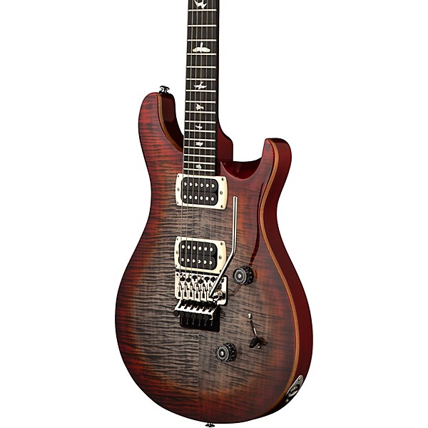 PRS SE Custom 24 Floyd Rose Electric Guitar Charcoal Cherry Burst