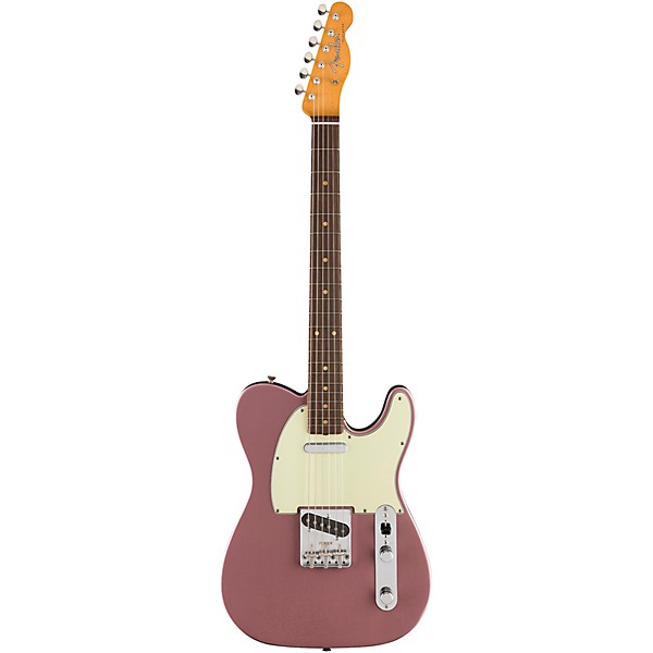Fender Vintera II Road Worn '60s Telecaster Rosewood Fingerboard Electric Guitar Burgundy Mist Metallic