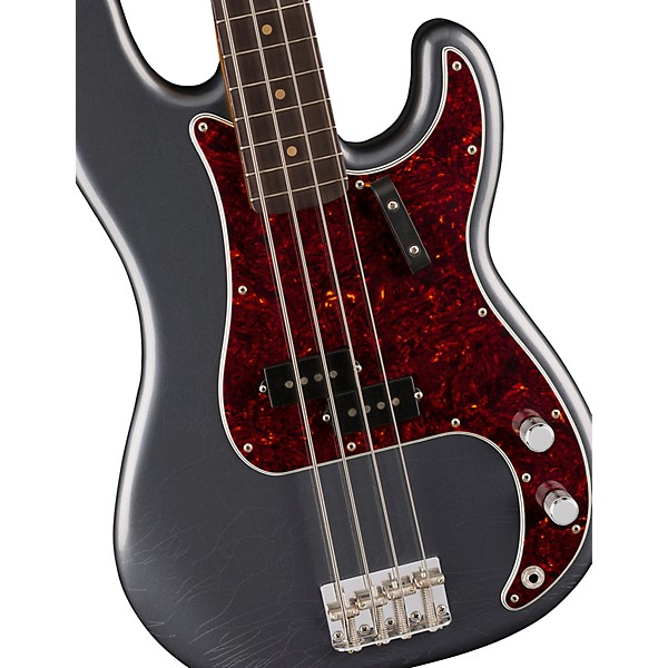Fender Vintera II Road Worn '60s Precision Bass Rosewood Fingerboard Charcoal Frost Metallic