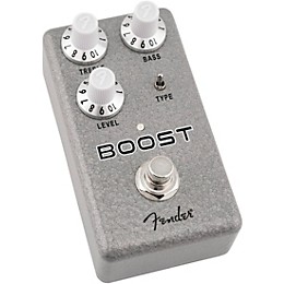 Fender Hammertone Boost Effects Pedal Gray and Black
