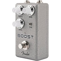 Fender Hammertone Boost Effects Pedal Gray and Black