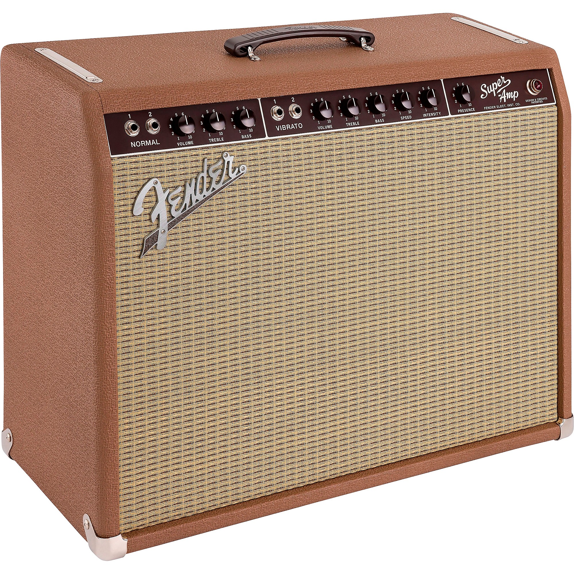 Fender 62 Super Amp 40W 2x10 Combo Amp Brown and Wheat | Guitar Center