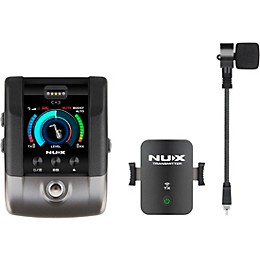 NUX B-6PRO 2.4GHz Wireless System for Wind Instruments Black