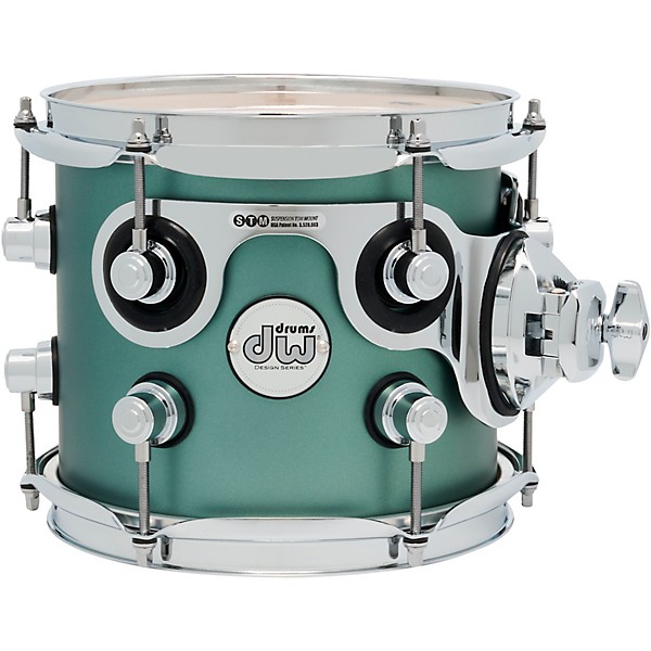 DW Design Series Maple Suspended Tom 8 x 7 in. Satin Sage Metallic