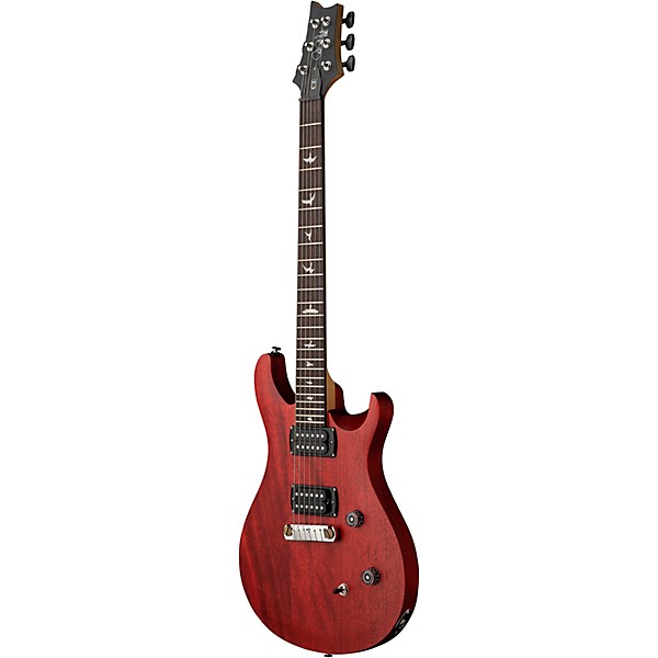 PRS SE CE24 Standard Stoptail Satin Electric Guitar Vintage Cherry