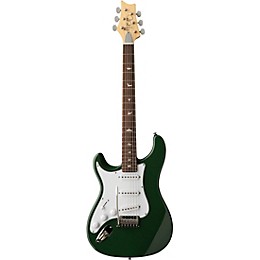 PRS SE Silver Sky With Rosewood Fingerboard Left-Handed Electric Guitar Laurel Green