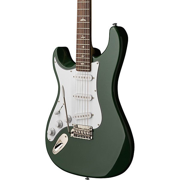 PRS SE Silver Sky With Rosewood Fingerboard Left-Handed Electric Guitar Laurel Green