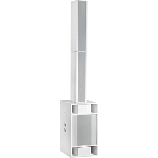 BASSBOSS Sublim8 Column PA Speaker With 18" Subwoofer, White