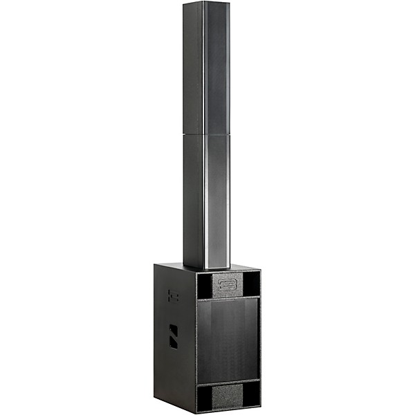 BASSBOSS Sublim8 Column PA Speaker With 18" Subwoofer, Black