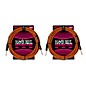 Ernie Ball Braided Instrument Cable Straight/Straight 2-Pack 10 ft. Pumpkin Pie thumbnail