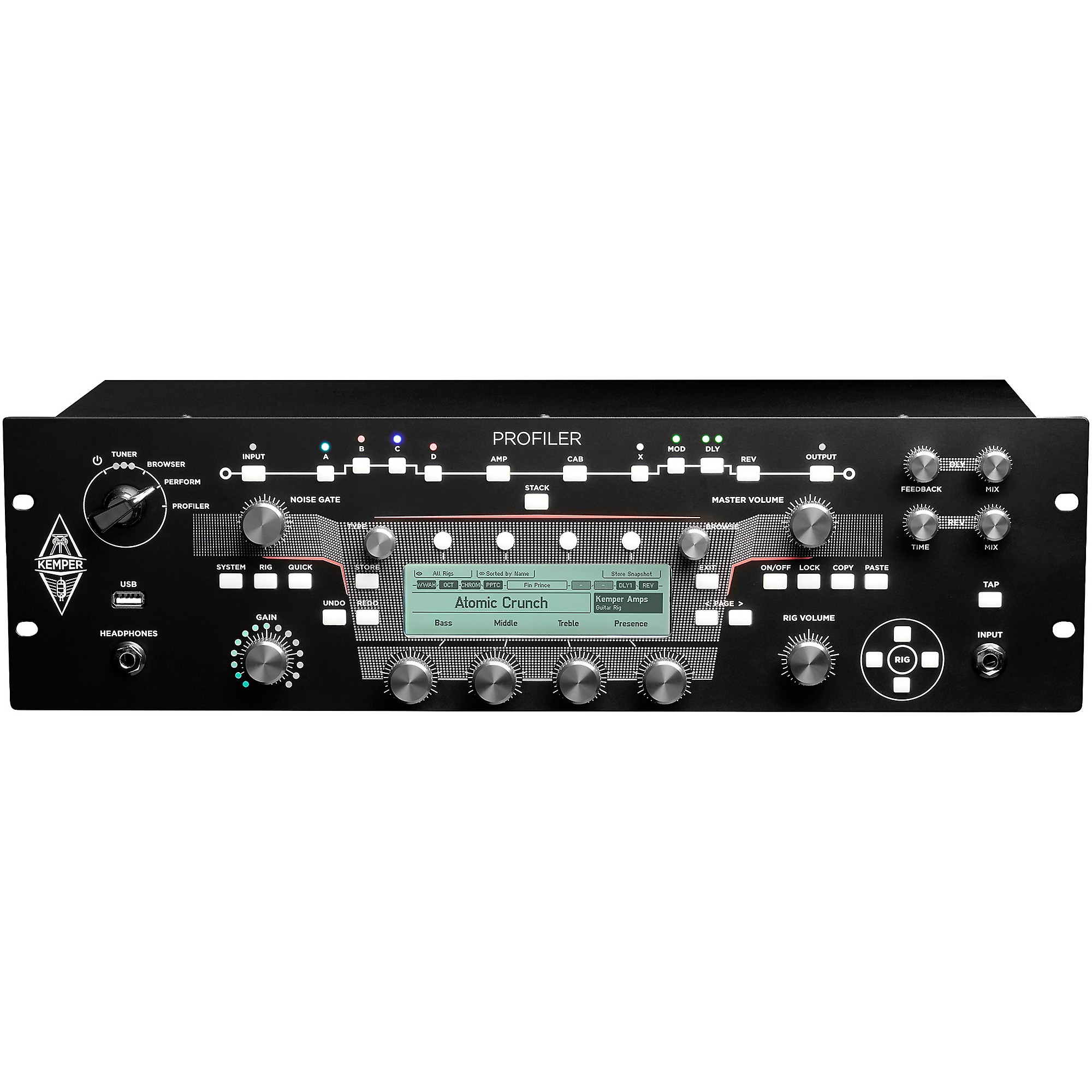 Kemper Profiler Power Rackパワーアンプ搭載モデル KEMPER Profiling PowerRack ギター・ベース兼用アンプ