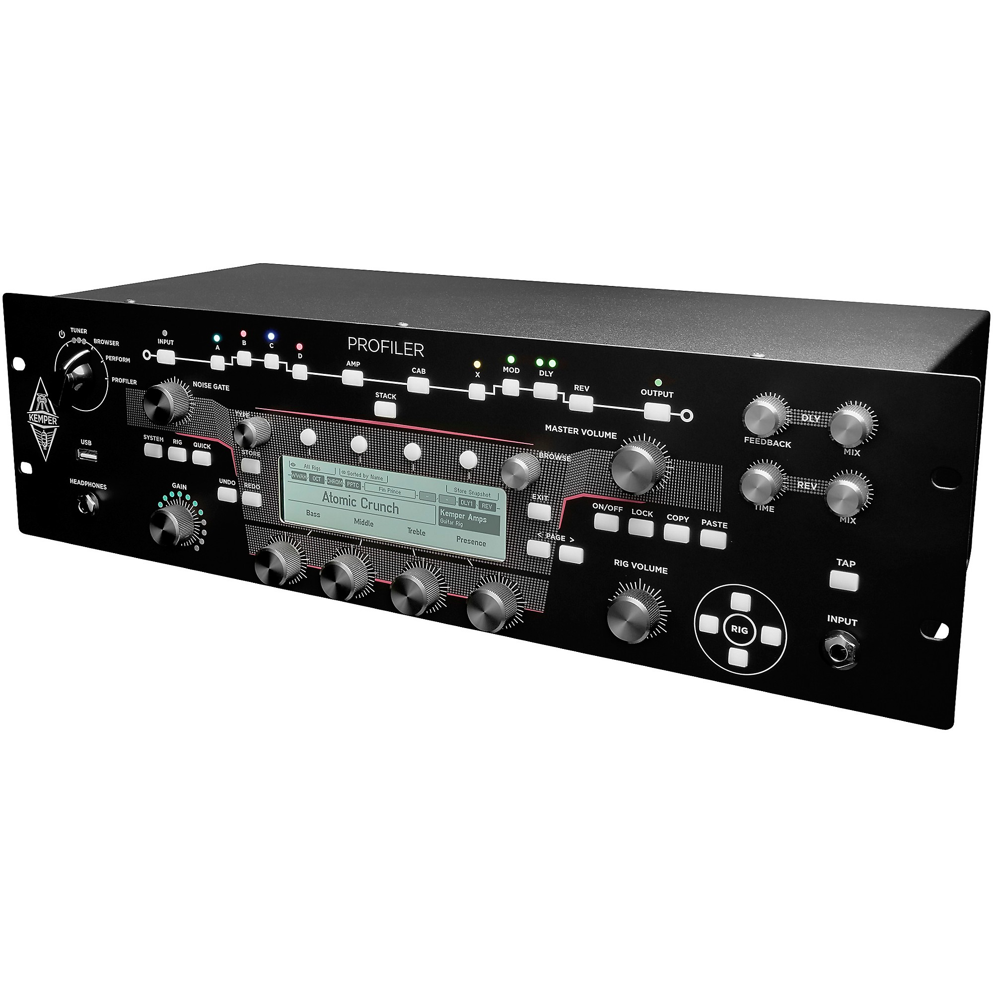 Kemper Profiler PowerRack MK2 Guitar Amp Head Black | Guitar