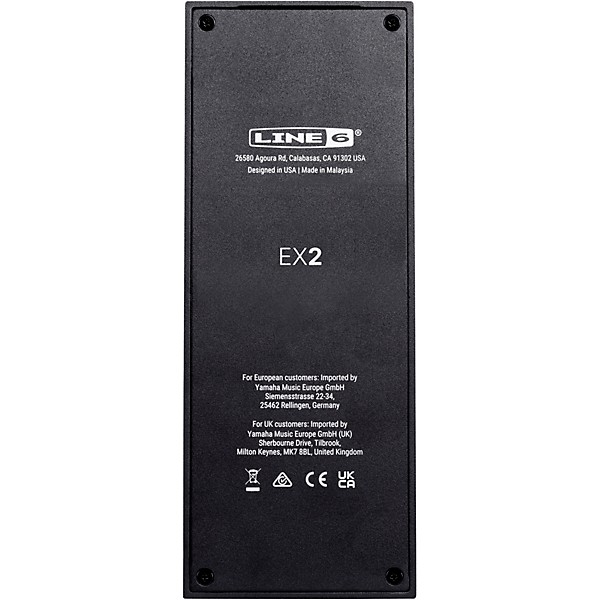 Line 6 EX2 Expression Pedal Black