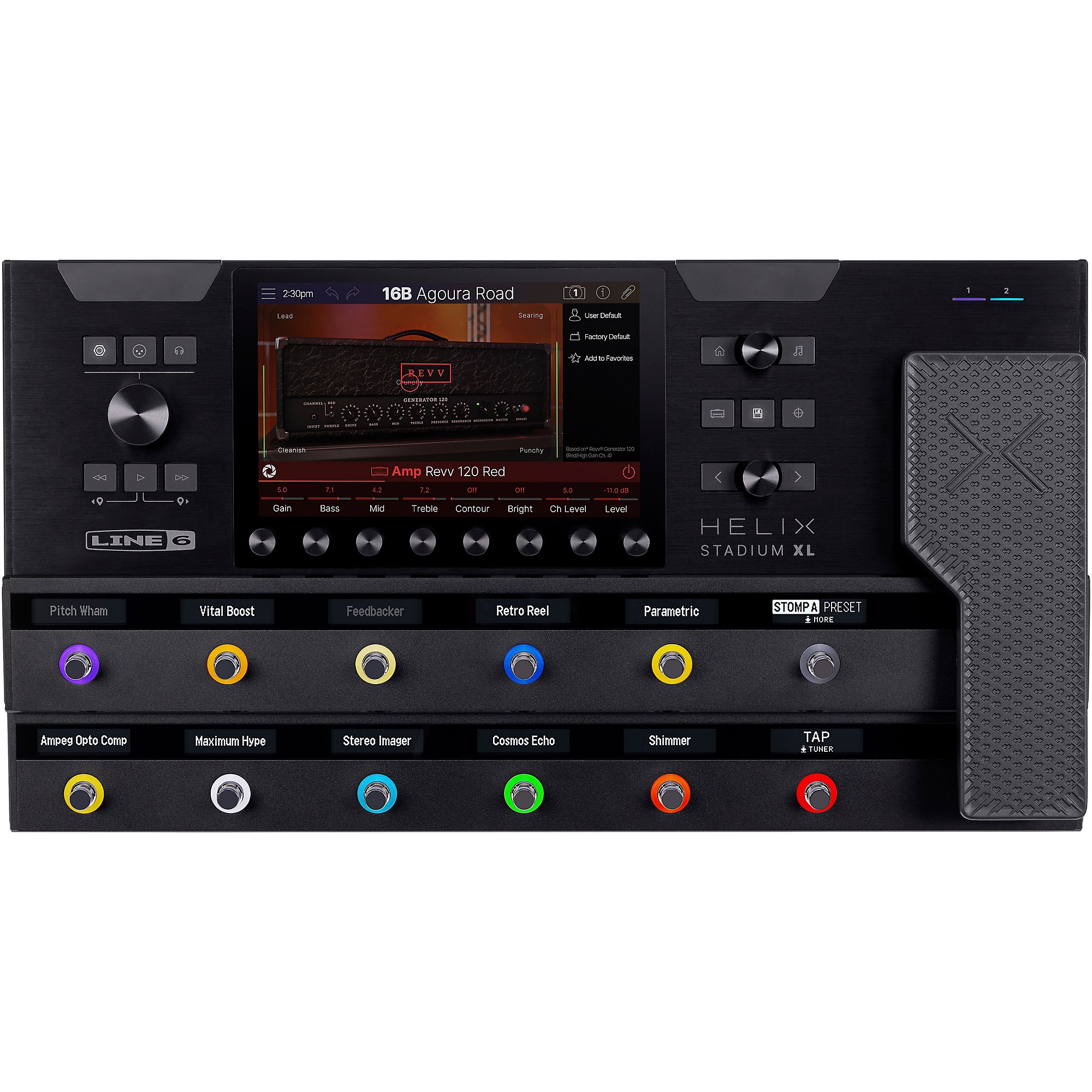 LINE 6 HELIX Floor 136,000円GW特価！本日まで！ Line 6 Helix Multi-Effects Guitar Pedal | Guitar Center