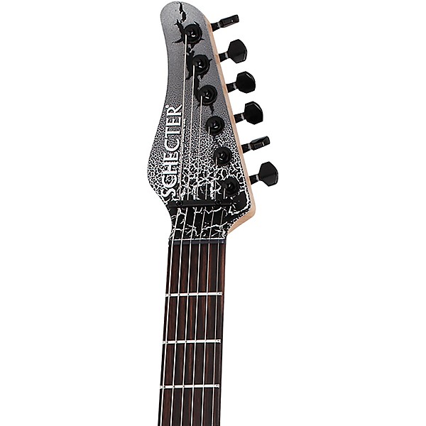 Schecter Guitar Research John Browne Zenith Electric Guitar - Fracture White