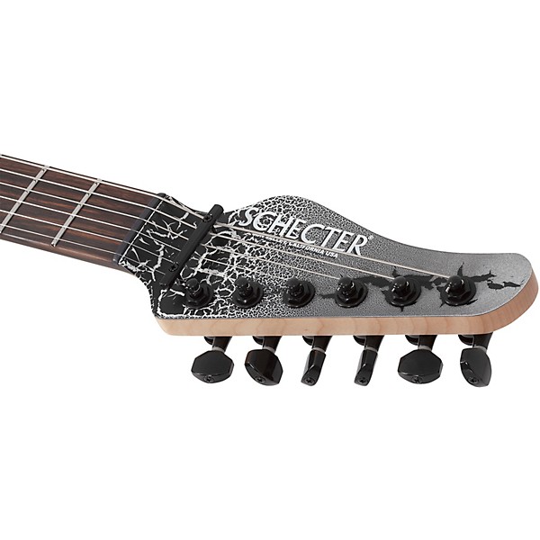 Schecter Guitar Research John Browne Zenith Electric Guitar - Fracture White