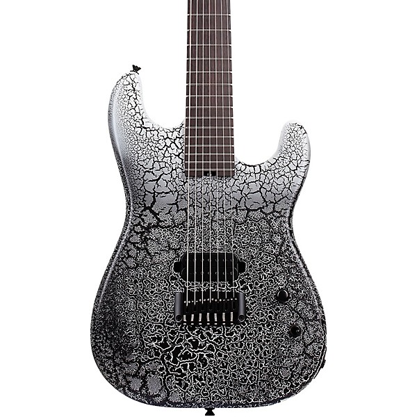 Schecter Guitar Research John Browne Zenith 7-String Electric Guitar - Fracture White