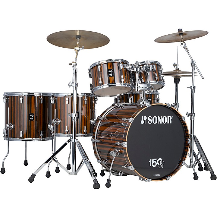 SONOR アゴゴ SONOR AQ2 150th Anniversary High-Gloss Ebony Veneer Shell Pack
