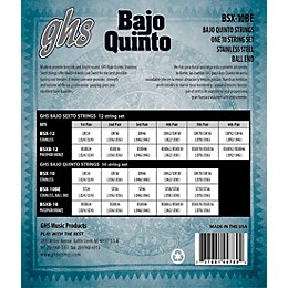 GHS Bajo Quinto Stainless Steel Ball End Set