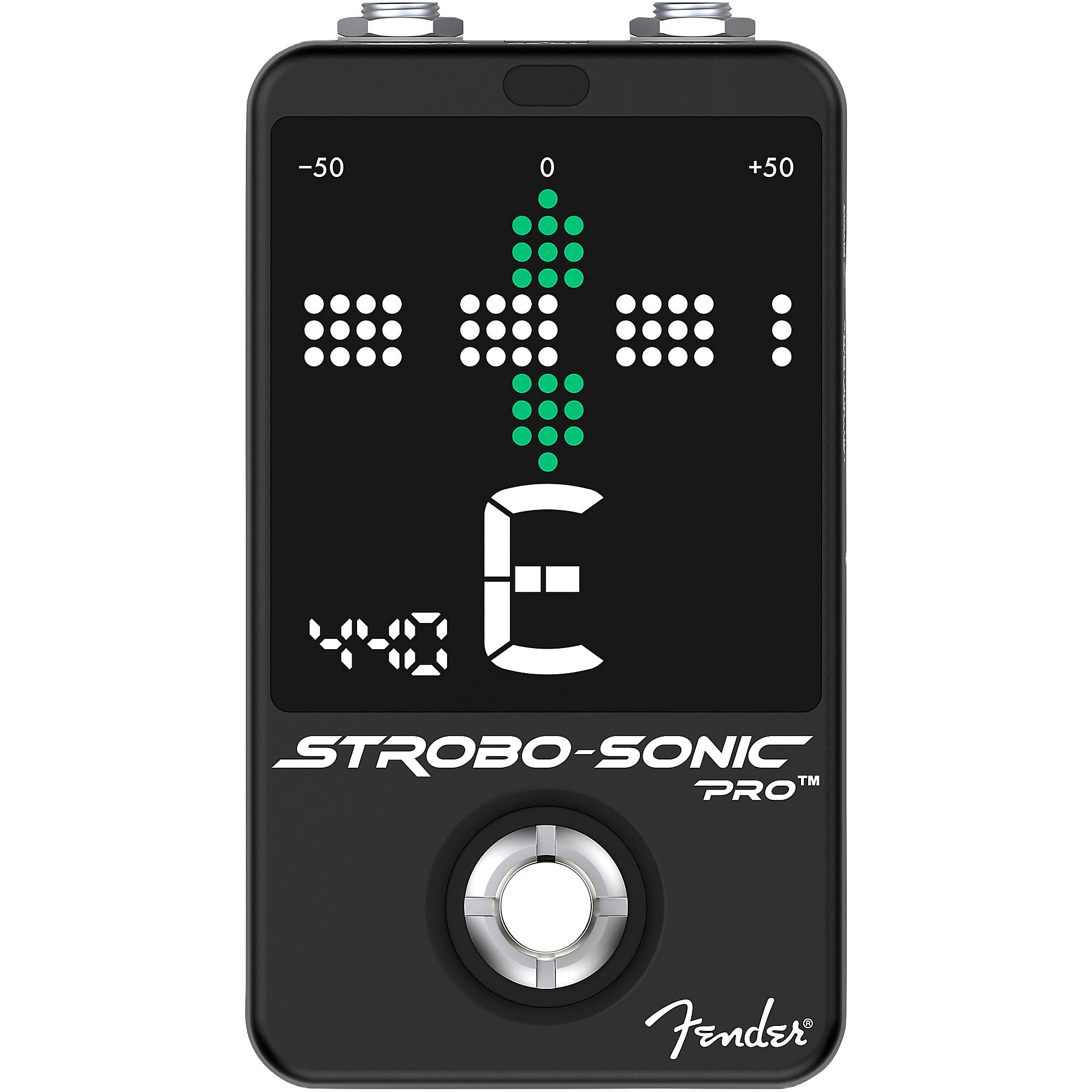 Fender Strobo-Sonic Pro Tuner Pedal Black | Guitar Center