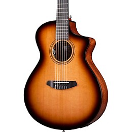 Breedlove Solo Pro Concert Nylon-String Classical Acoustic-Electric Guitar Edge Burst