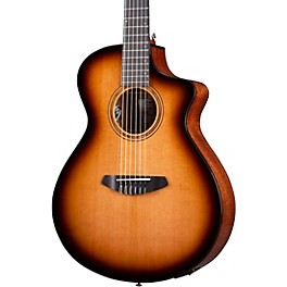 Breedlove Solo Pro Concert Nylon-String Classical Acoustic-Electric Guitar Edge Burst