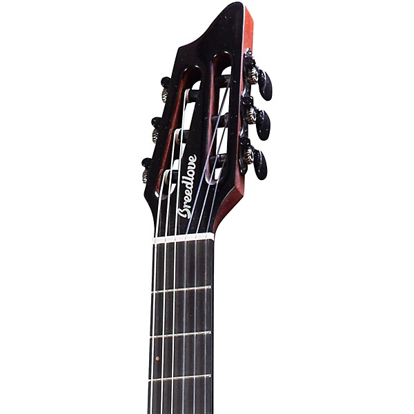 Breedlove Solo Pro Concert Nylon-String Classical Acoustic-Electric Guitar Edge Burst