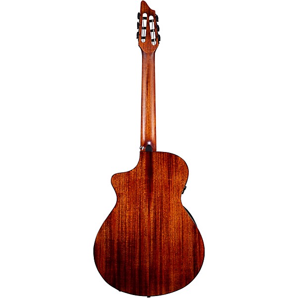 Breedlove Solo Pro Concert Nylon-String Classical Acoustic-Electric Guitar Edge Burst